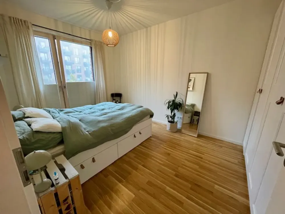 MyOne Pergolenviertel - KFW 40 - 3-Room Apartment with Balcony and Built-in Kitchen by the City Park