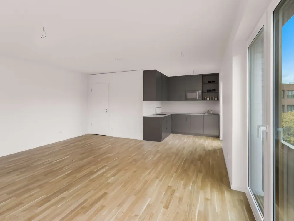 Moderne 3-Zimmer-Wohnung mit Balkon, Fitness und Bewohner Lounge