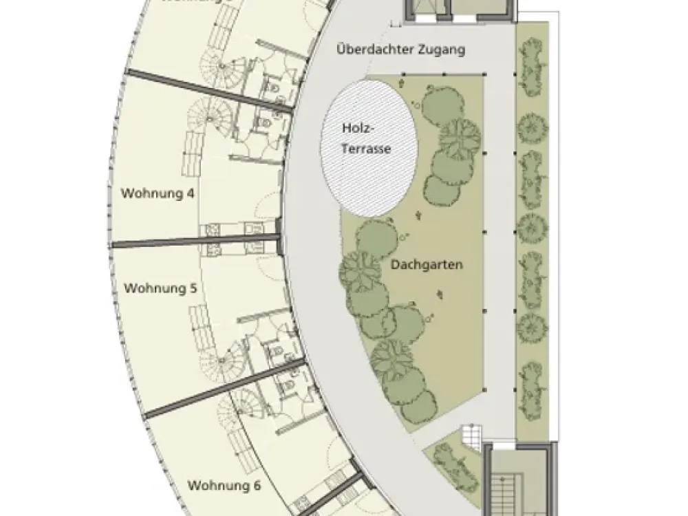 Besondere 3-Zimmer Maisonette Wohnung im MediaPark