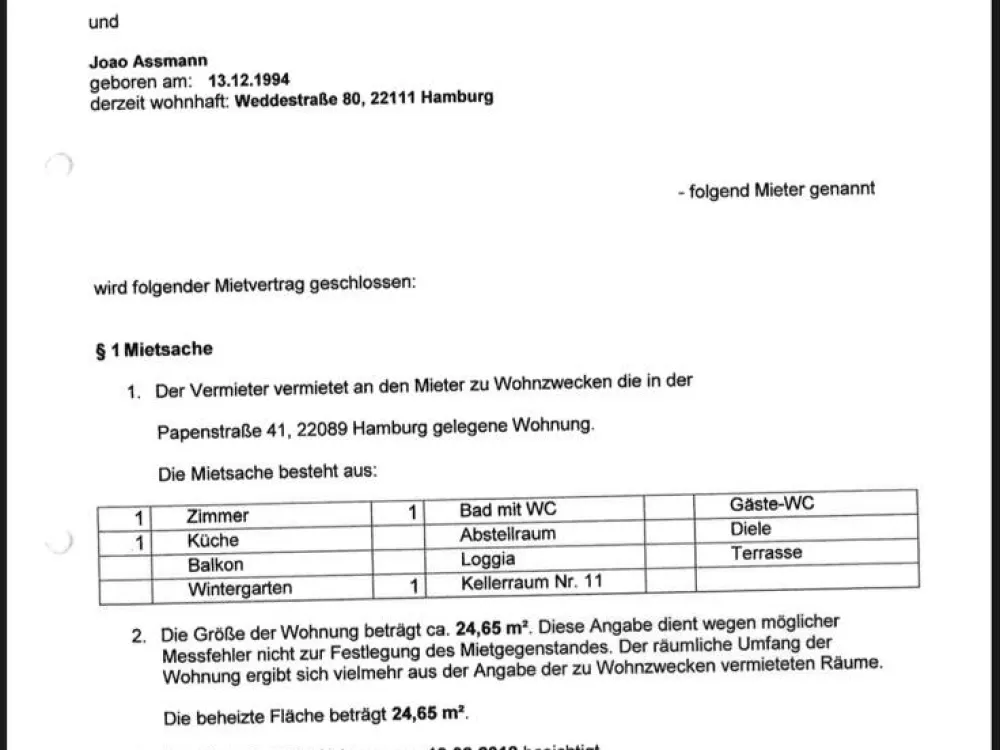 1 Zimmer Wohnung (tausch Wohnung)