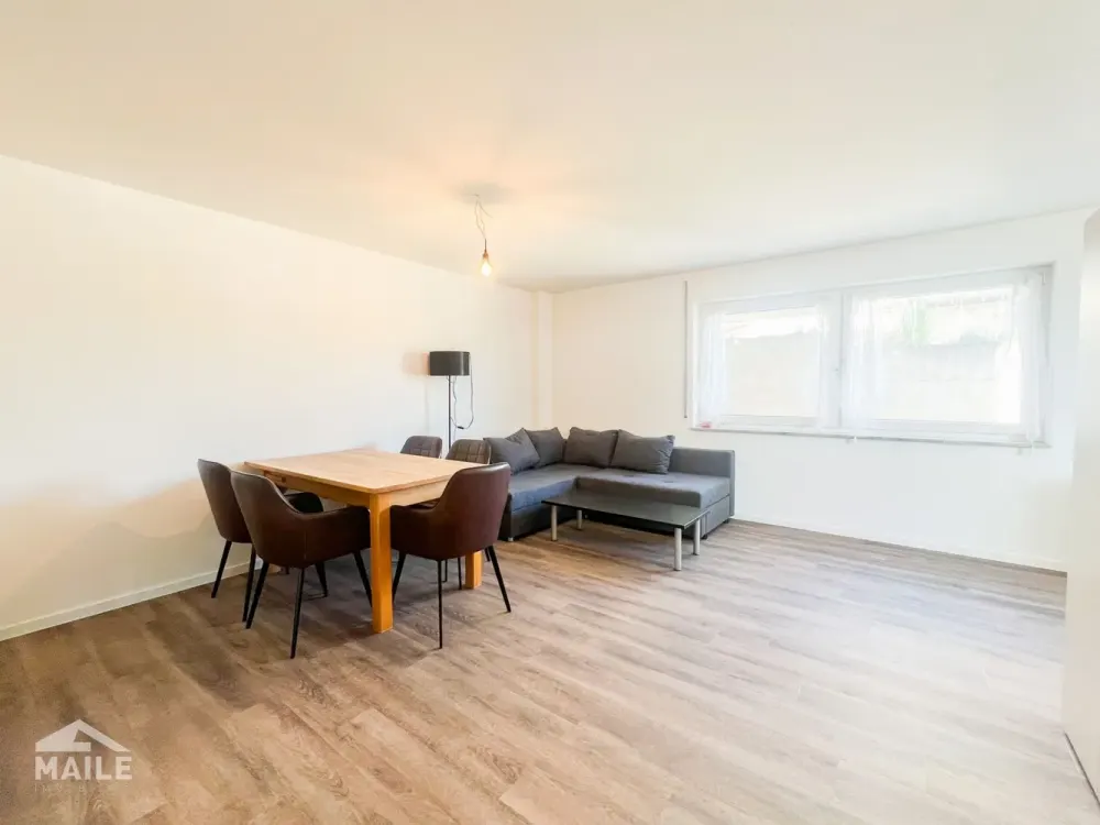 Neuwertige 1-Zimmer-Wohnung, Möbliert, barrierefrei und mit Einbauküche