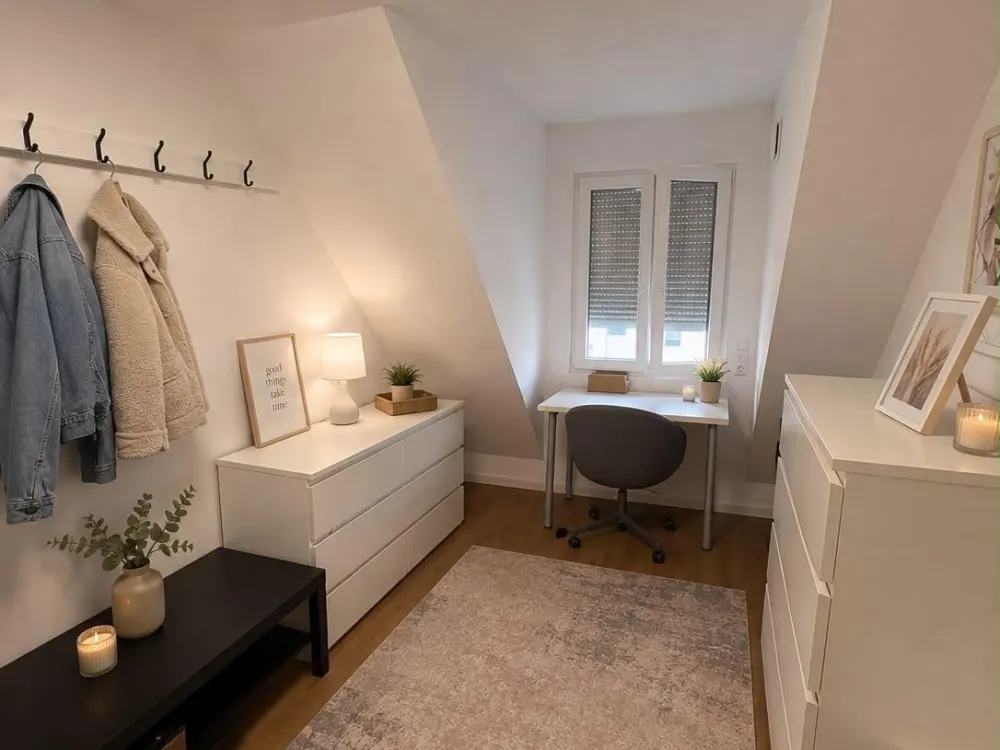 Barrier-free living space, 3 rooms on the 2nd floor