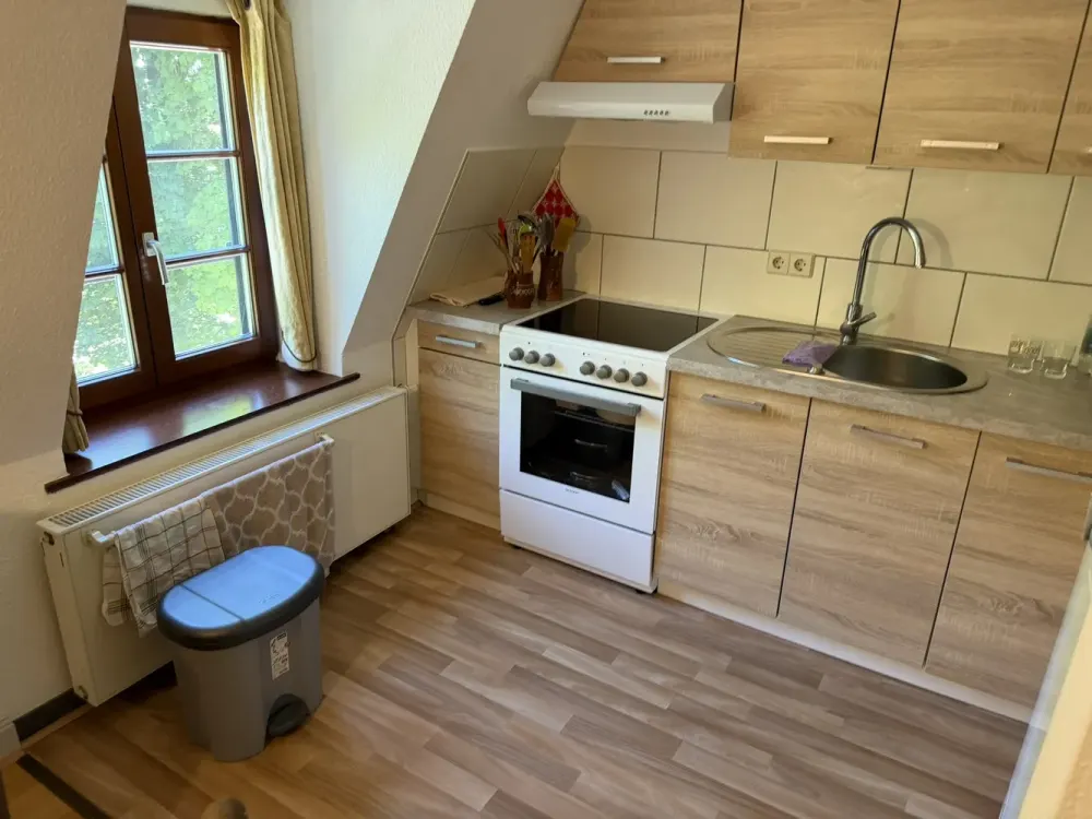 Bright 2-Room Apartment with Park View in Central Location