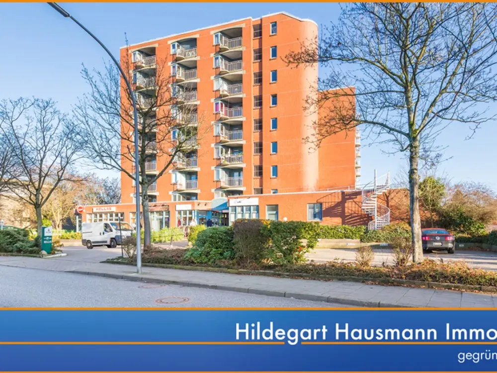 Mitten in Garstedt und trotzdem ruhig, 2 Zimmer mit Loggia und Fahrstuhl