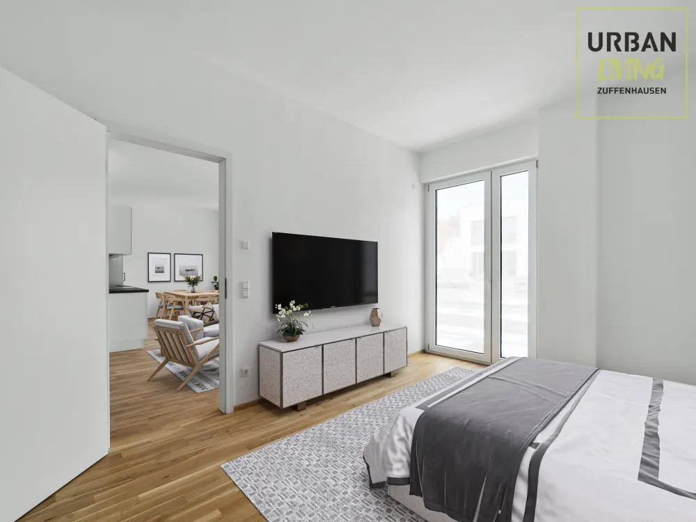Urbanes Wohnen mit Erholungswert - 3-Zimmer-Wohnung mit Terrasse