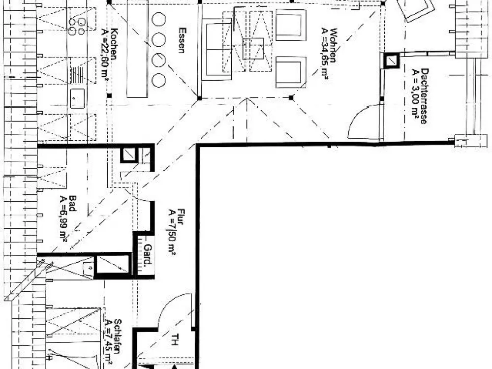 Striesen - liebevoll sanierte Atelier-Wohnung in ruhiger Lage mit Dachterrasse