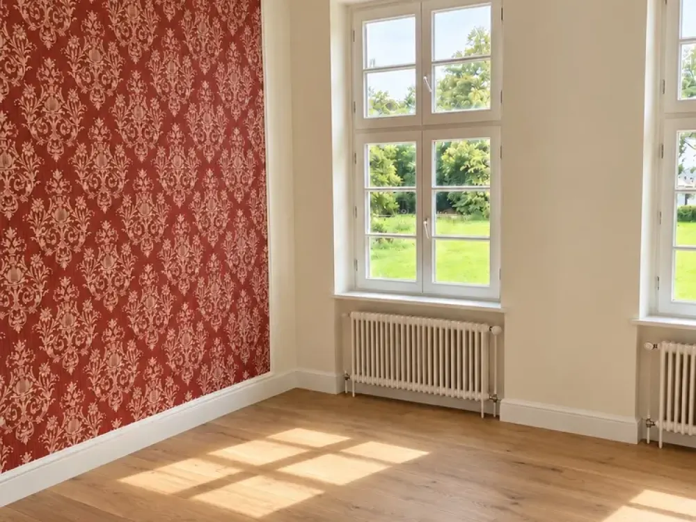 Furnished 2-Room Apartment in the Manor House with Park, 20 Minutes to Rostock, Wallbox Available