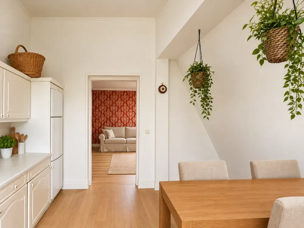 Furnished 2-Room Apartment in the Manor House with Park, 20 Minutes to Rostock, Wallbox Available