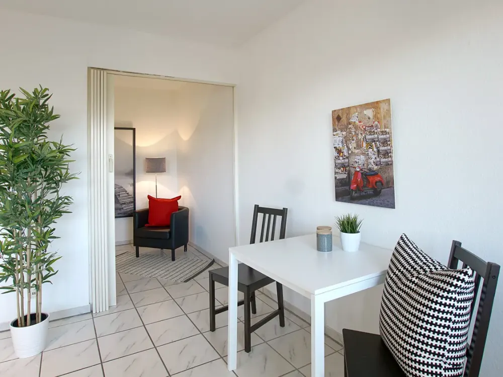 Teilmöbliertes 1-Zimmer Apartment im berühmten Düsseltal
