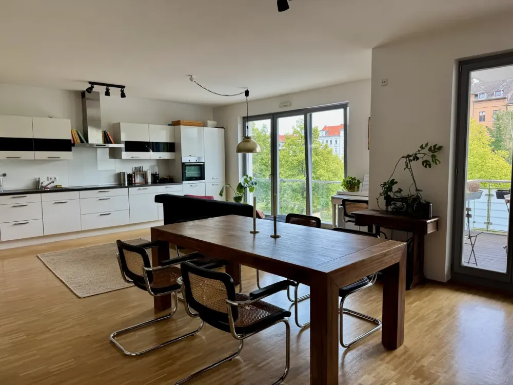 Beautiful 110qm flat with green view on Engelsbecken