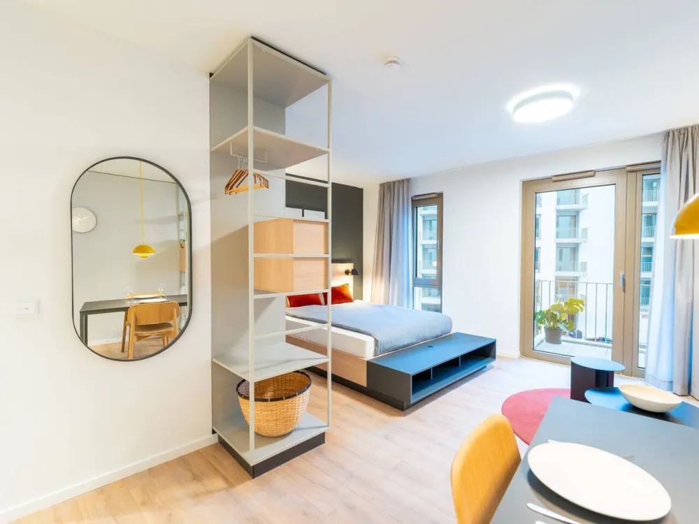 Topmodernes und vollmöbliertes Studioapartment im Neubau-Erstbezug