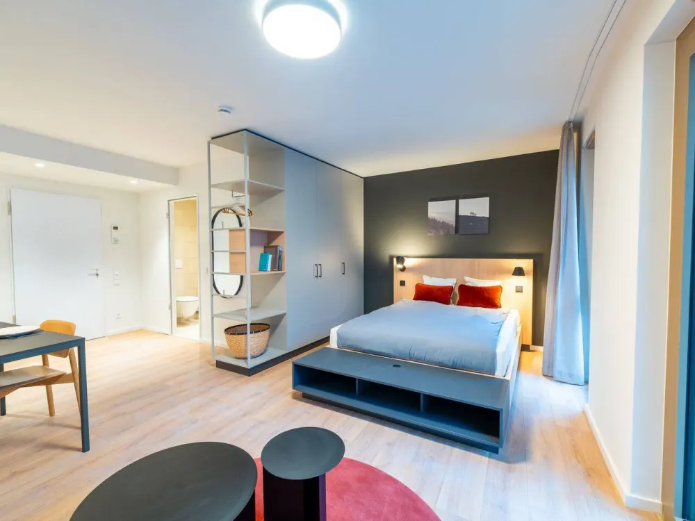 Topmodernes und vollmöbliertes Studioapartment im Neubau-Erstbezug
