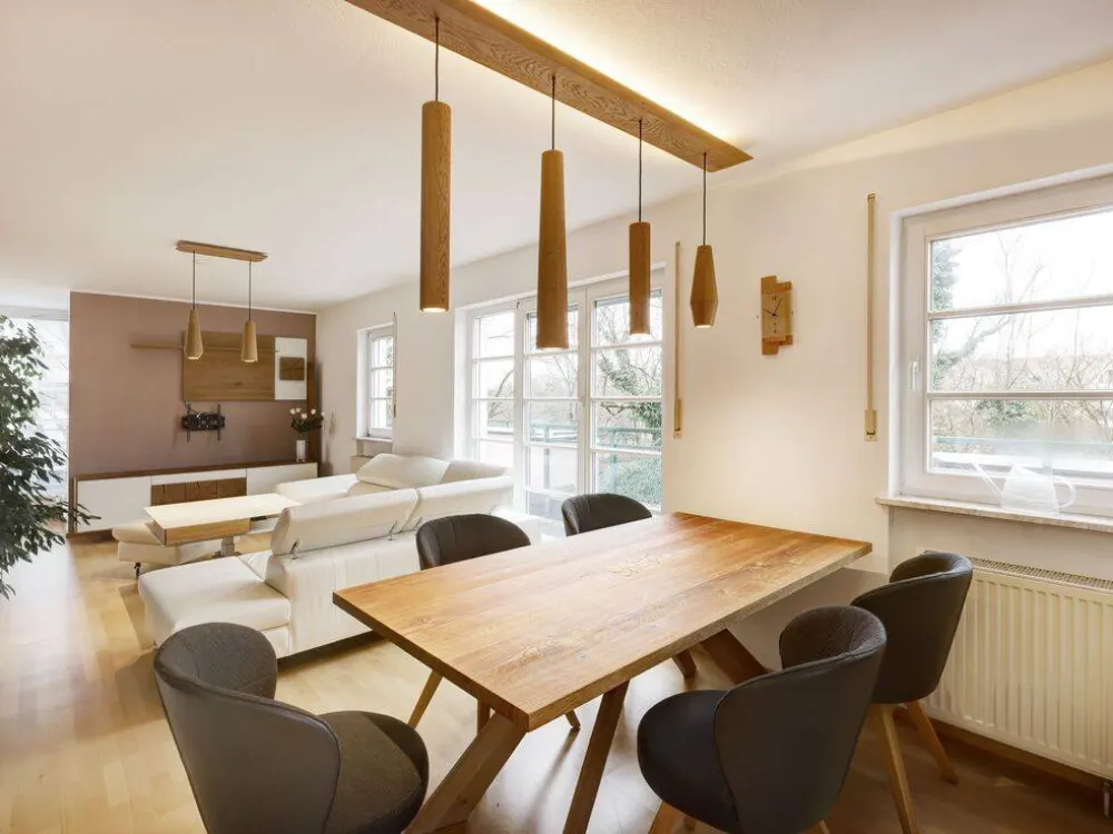 Pasing Süd am Stadtpark: 3-room penthouse with 90 m² net living area, 90 m² roof terrace, elevator to the apartment and underground parking