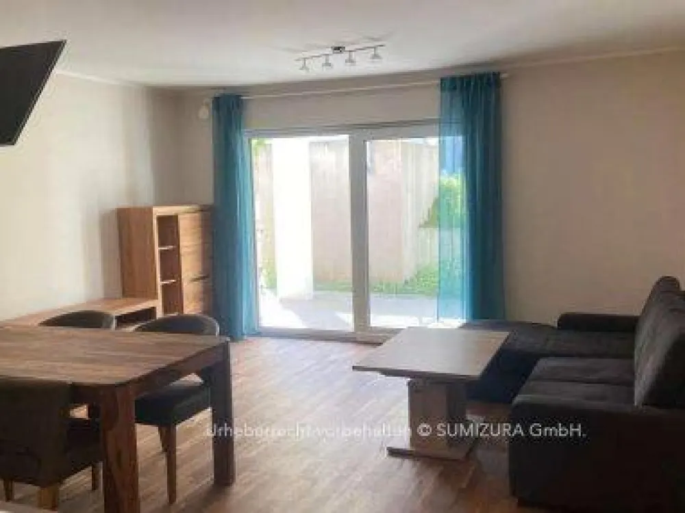 Möbliertes Apartment mit Terrasse, Garten und TG-Stellplatz