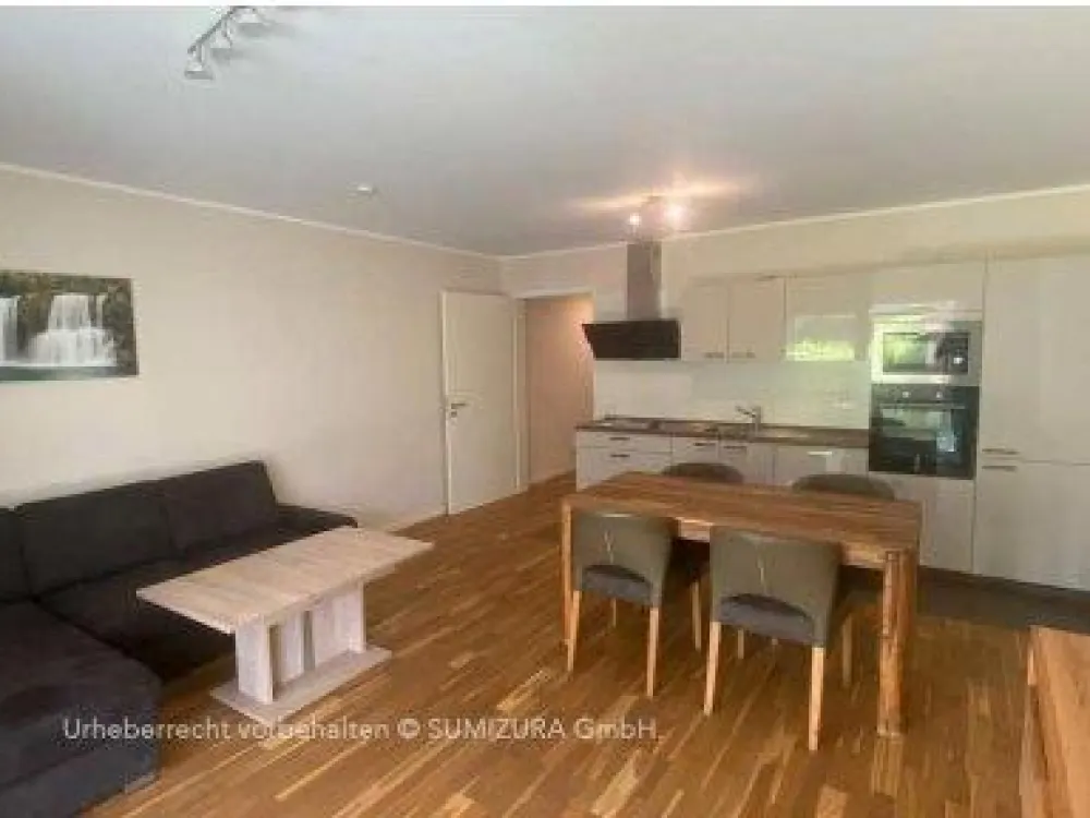 Möbliertes Apartment mit Terrasse, Garten und TG-Stellplatz