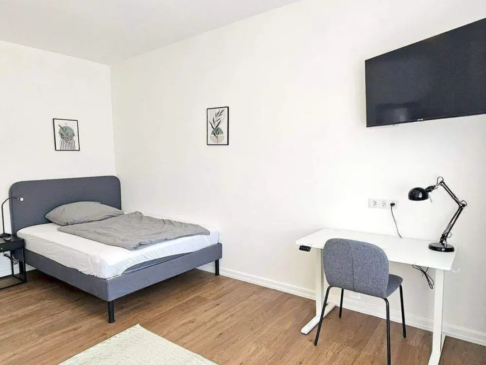 Ab 01.01.2027 - modern möbliertes Zimmer in 3er WG - top Lage Ostend- fußläufig zur EZB