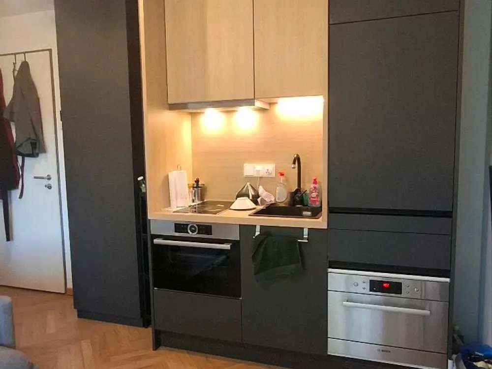 Fully furnished 1.5 room apartment for long term rent