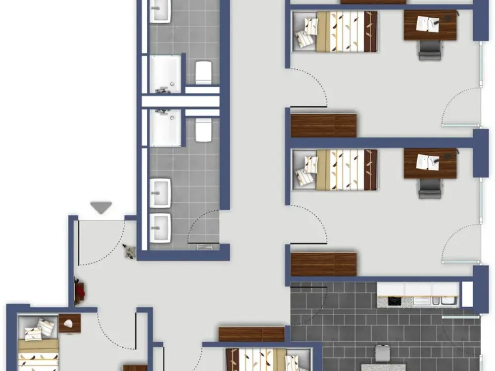 5er-WG-Zimmer für Studenten, Azubis und Schüler ab sofort zu vermieten!