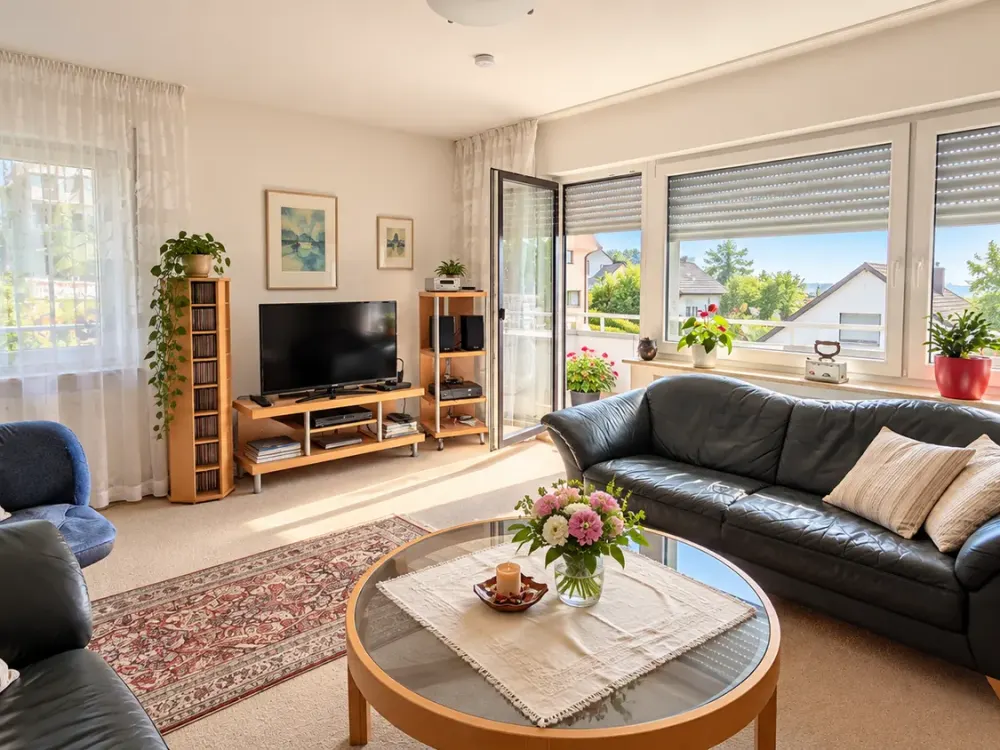 Großzügig wohnen in ruhiger Lage, modernisierte 3,5-Zimmer-Wohnung auf 108 m², Balkon, Garage