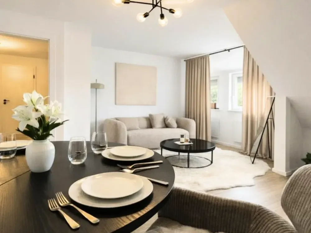 ERSTBEZUG NACH SANIERUNG UND MÖBLIERUNG: MODERNE 3-ZIMMER-WOHNUNG