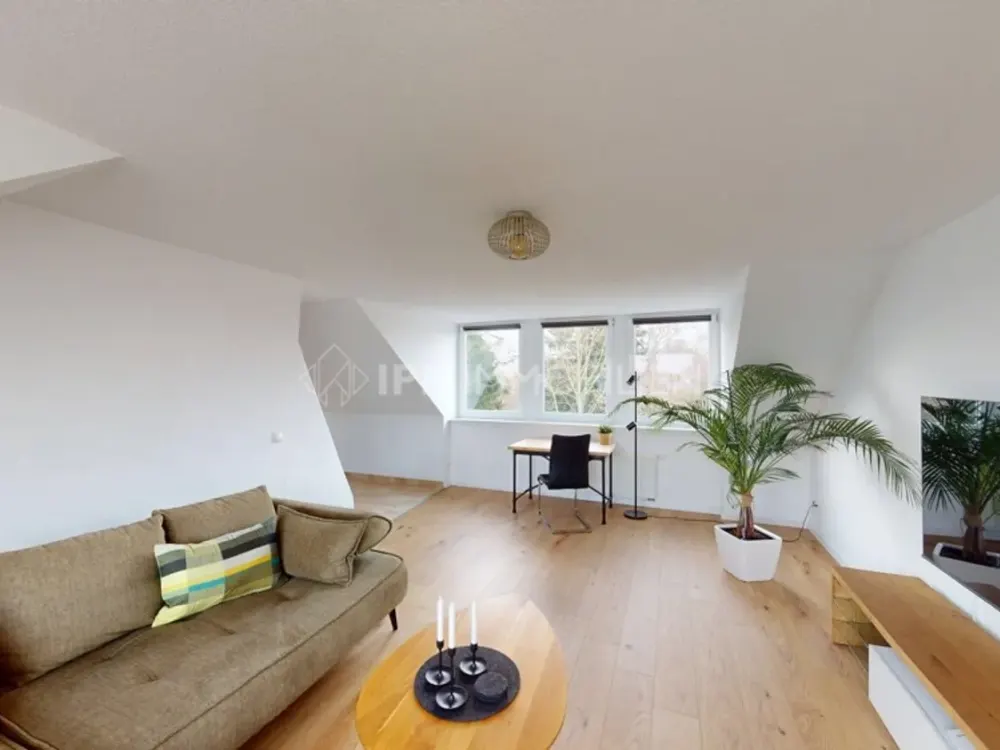 Bright Attic Apartment with Loft Character