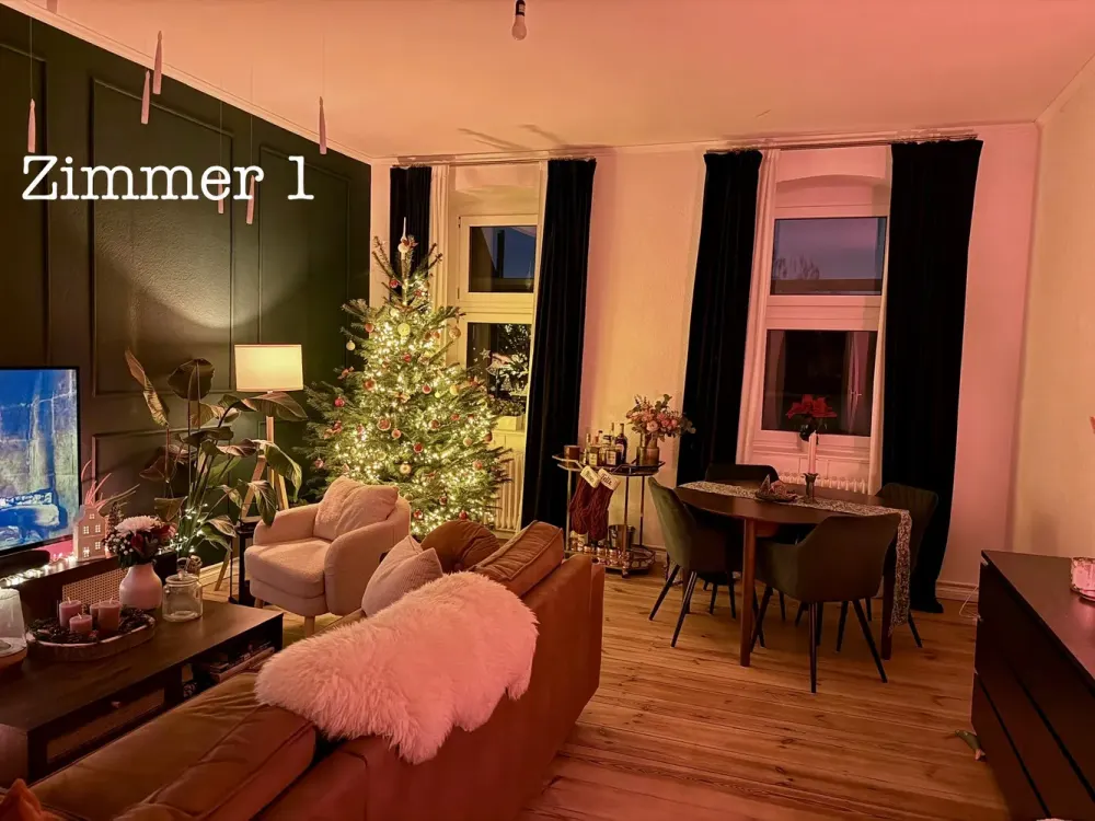 Wir suchen Nachmieter*innen für unsere helle 85 m², 3-Zimmer Altbauwohnung in Berlin-Spandau