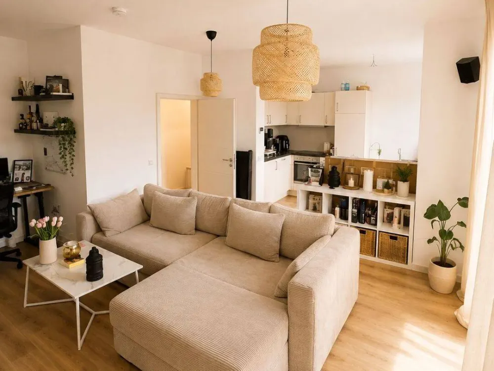 Zweitbezug in Leipzig-Möckern: 3 Zimmer, 75 m², Balkon und Stellplatz