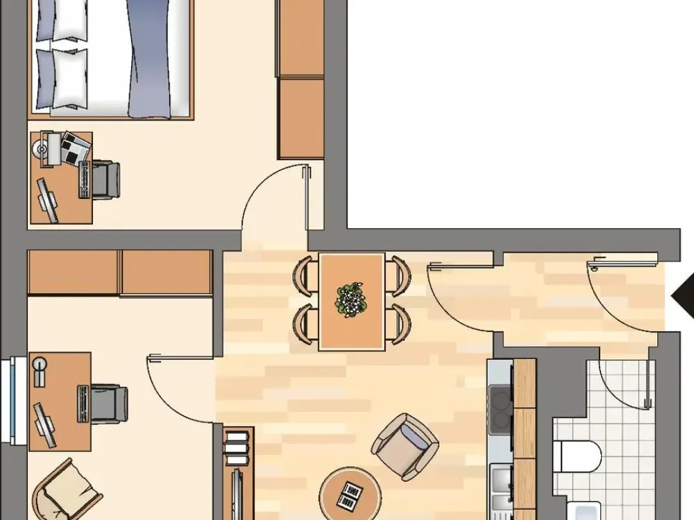 2-Zimmer-Wohnung in Dortmund Bodelschwingh