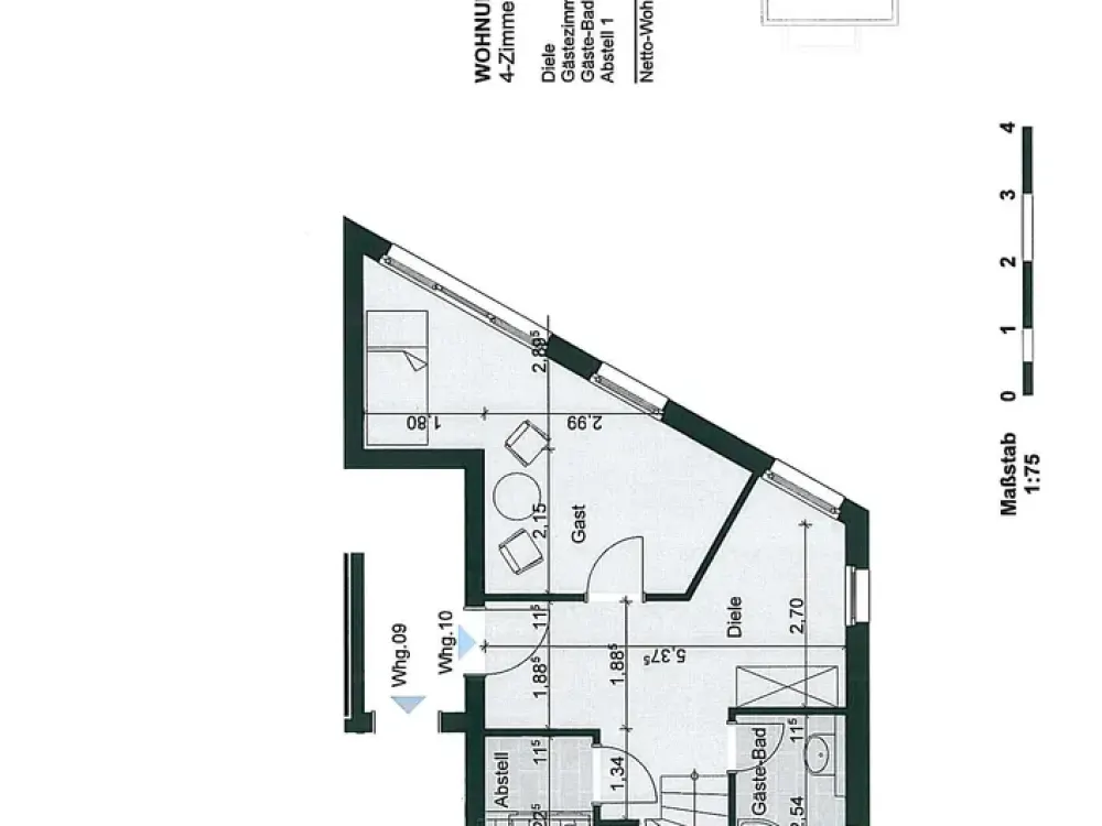 ### hochwertige 3-Zimmer-PENTHOUSE-Wohnung in ALTKLOSTER ###
