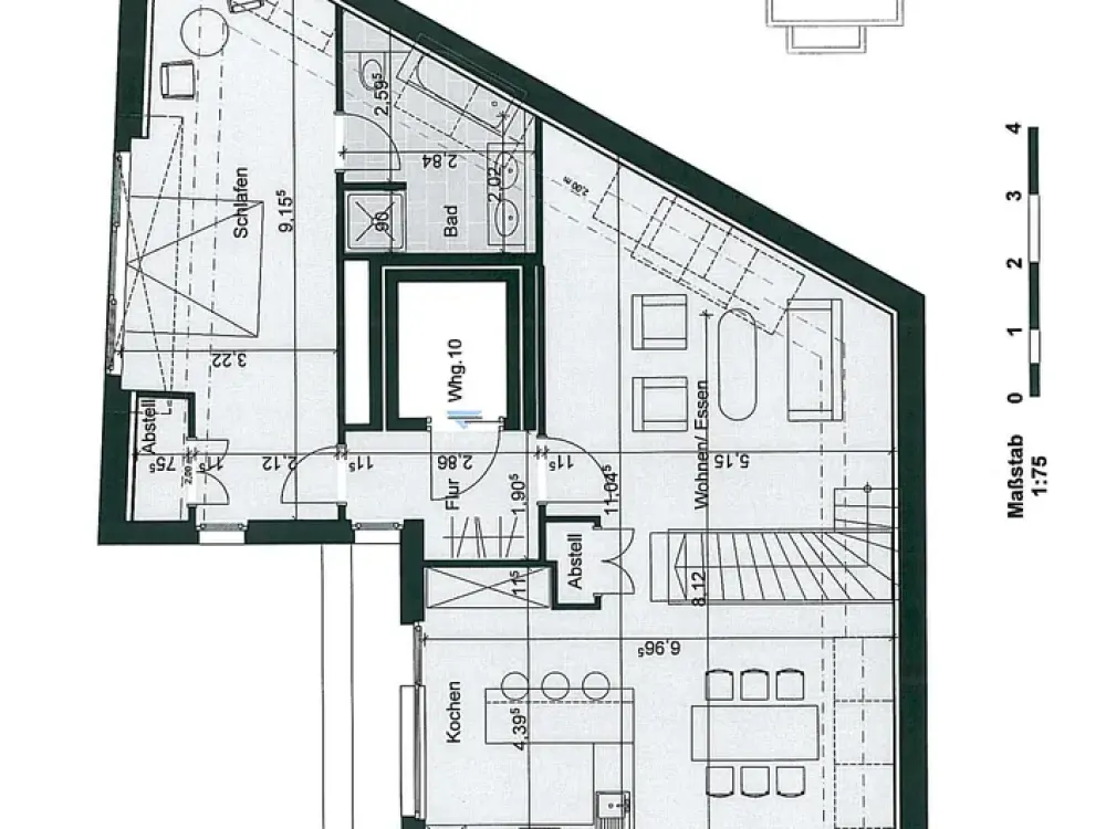 ### hochwertige 3-Zimmer-PENTHOUSE-Wohnung in ALTKLOSTER ###