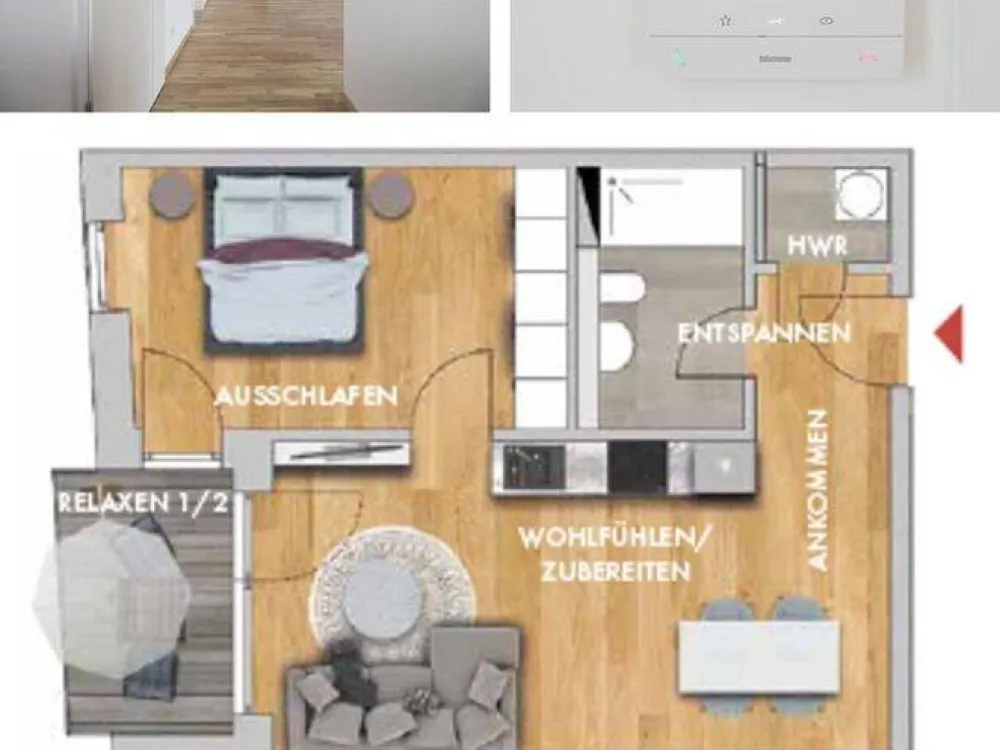 2 Zimmer Südvorstadt Penthouse Balkon EBK - ab 01.11.26