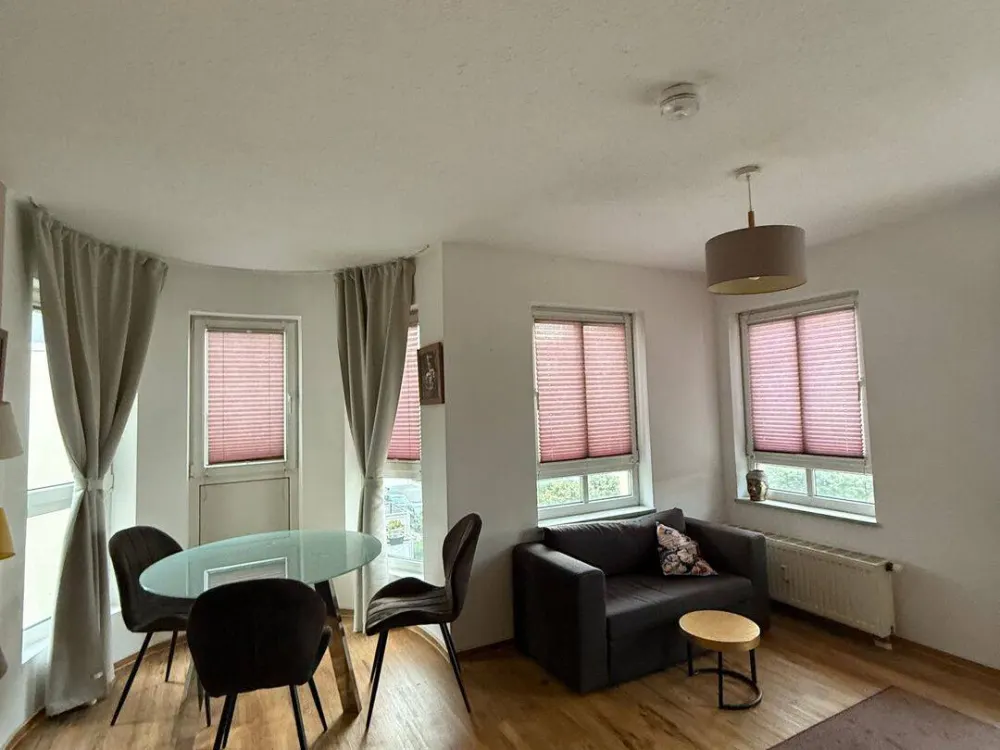 Super ruhiges, gepflegtes 1-Raum-Apartment, möbliert