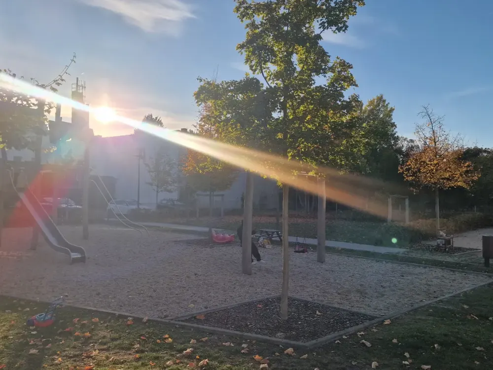 WG geeignet- Sonnenterrasse ca. 35 m²- grün - hell