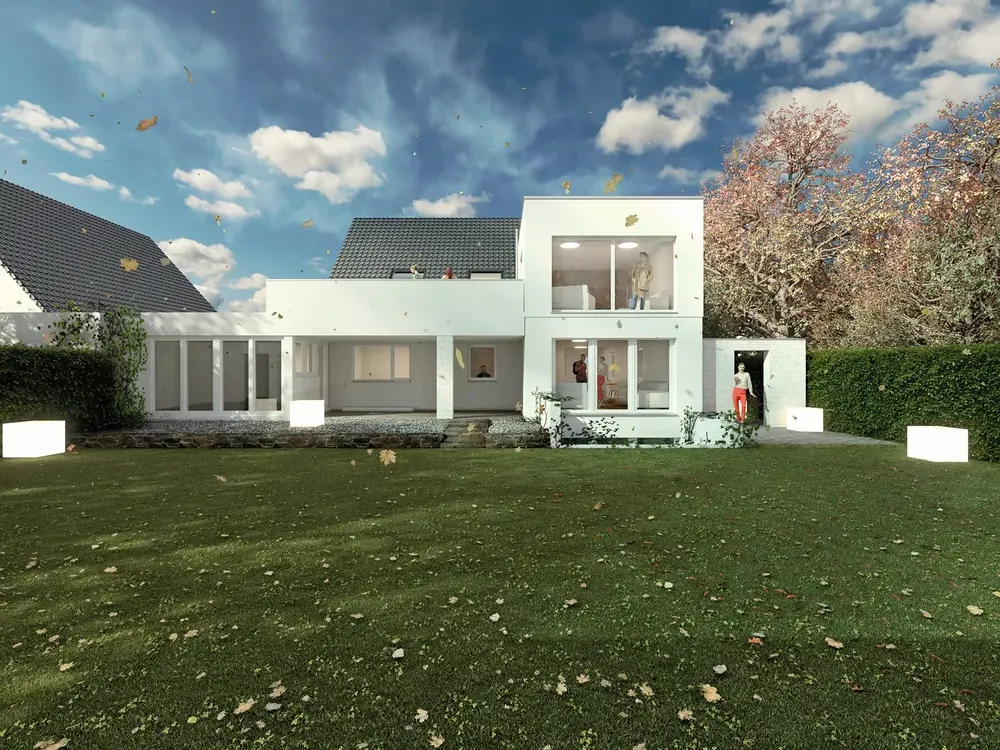 Second Occupancy After Renovation: Ground Floor Apartment with Garden and Pool in Sinthern