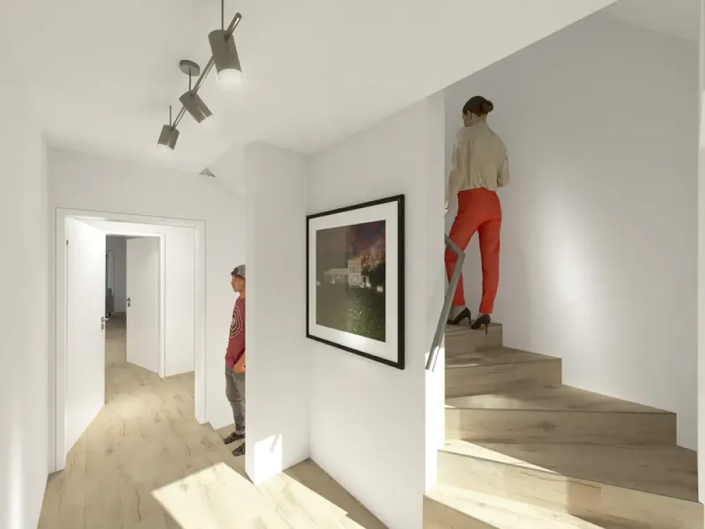 Second Occupancy After Renovation: Ground Floor Apartment with Garden and Pool in Sinthern