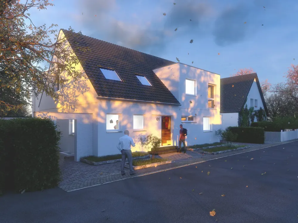 Second Occupancy After Renovation: Ground Floor Apartment with Garden and Pool in Sinthern