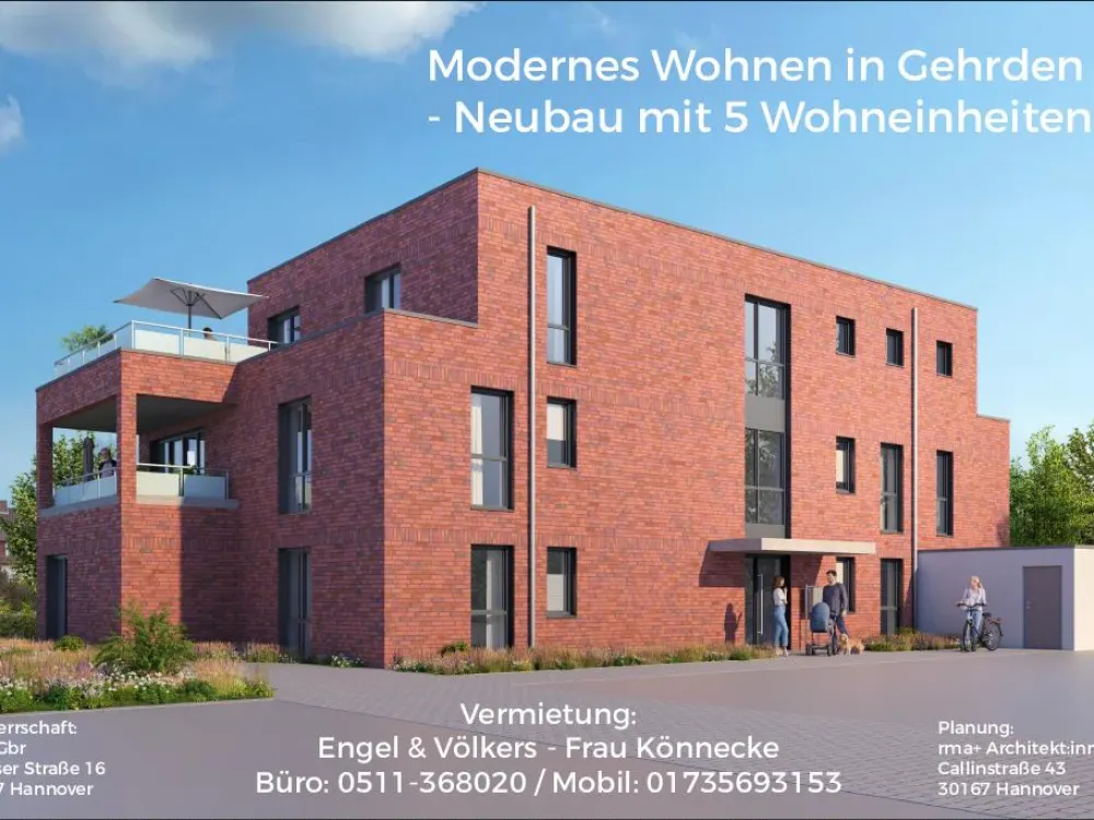 Neubau-Erstbezug, Stilvolle 3-Zimmer-Wohnung mit Terrasse und hochwertiger Ausstattung