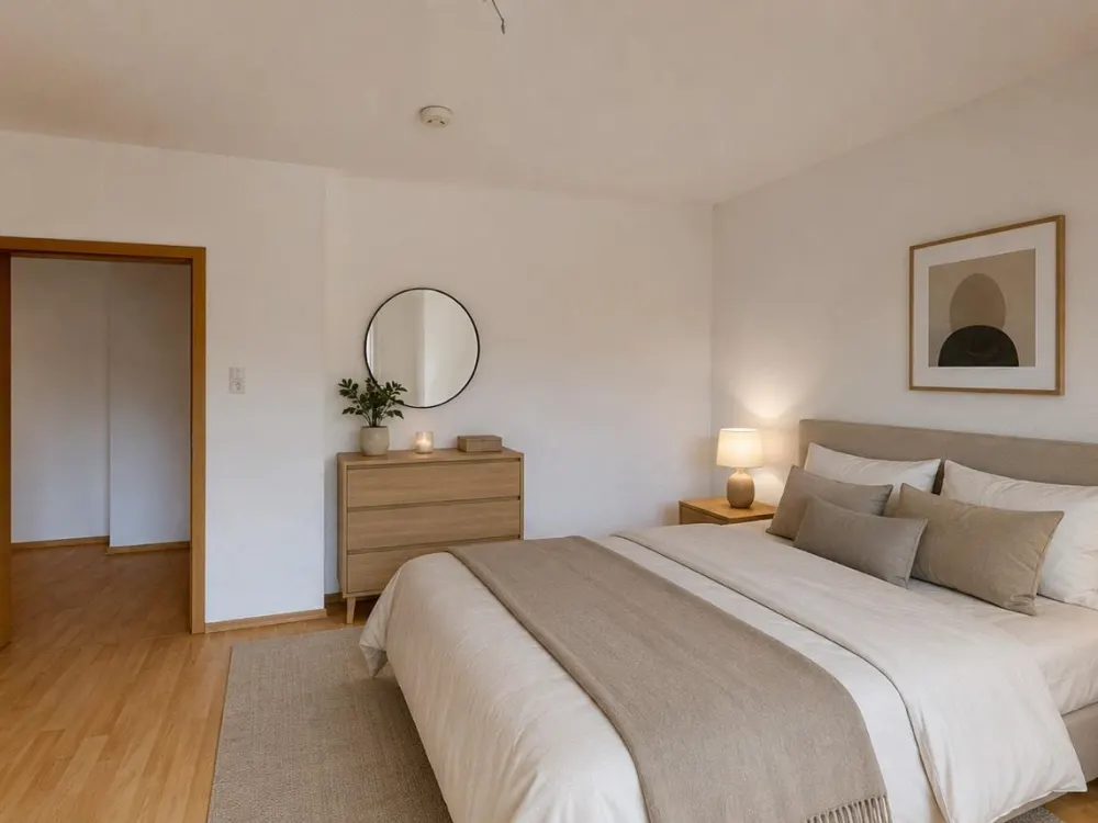 Helle 4-Zimmer-Dachgeschosswohnung mit Einbauküche