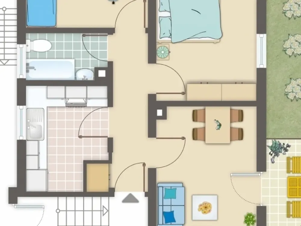 2,5 Zimmer Wohnung in Filderstadt Harthausen mit großem Balkon