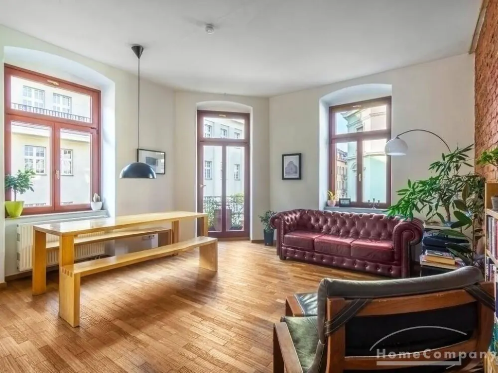 26486 HomeCompany Dresden Möbliert/Furnished 3-Zimmer Apartment mit Balkon in Dresden-Neustadt max. 2 Personen