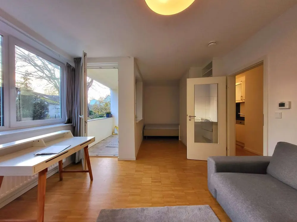 Teilmöblierte 1-Zimmer-Wohnung mit Balkon in Kirchrode