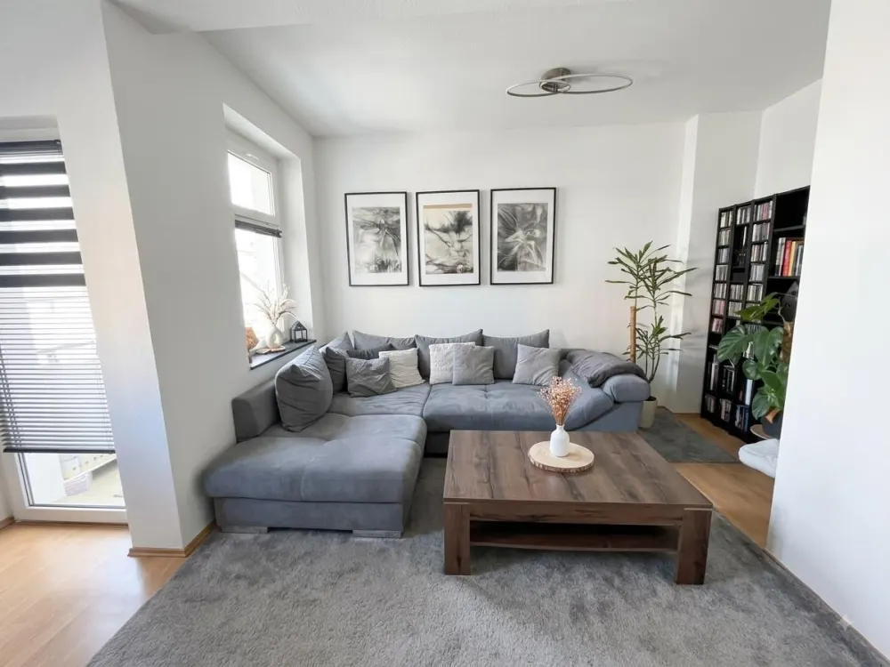 Freundliche 3-Zi-Wohnung im Leipziger Süden mit Loggia