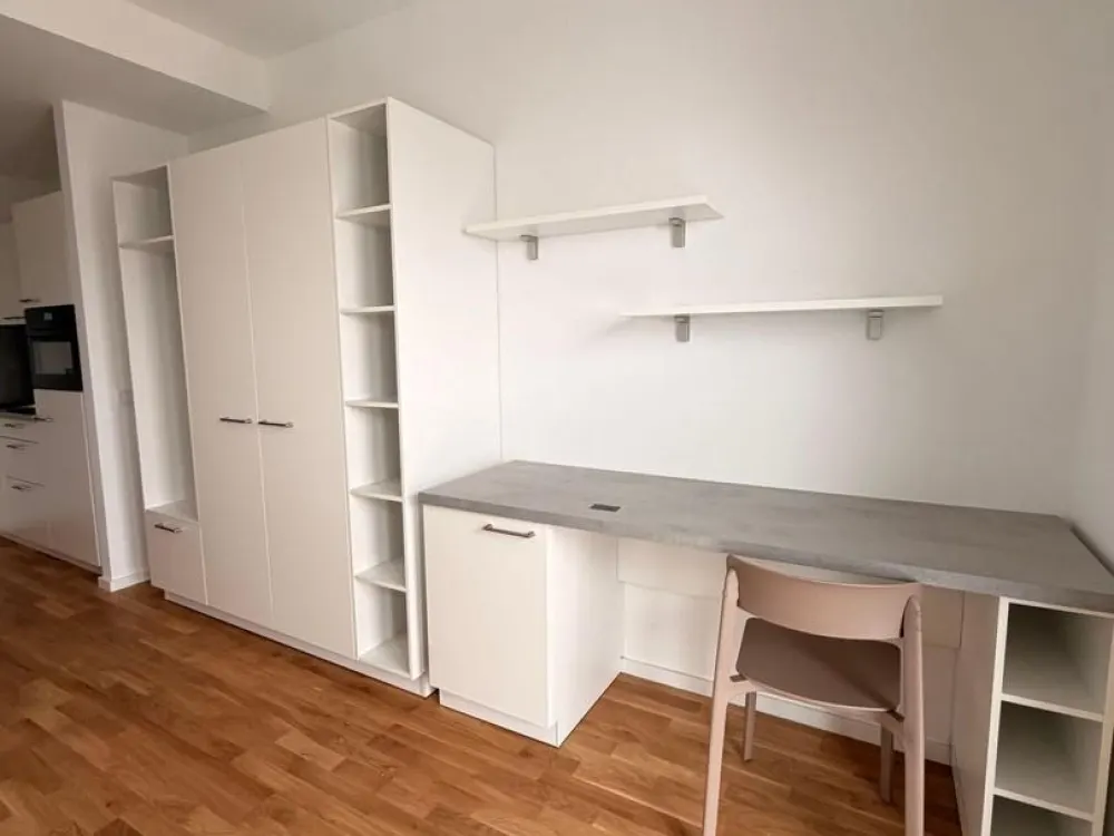 Möbliertes Neubau-Studio nahe S-Bahnhof Springpfuhl: sofort bezugsfrei