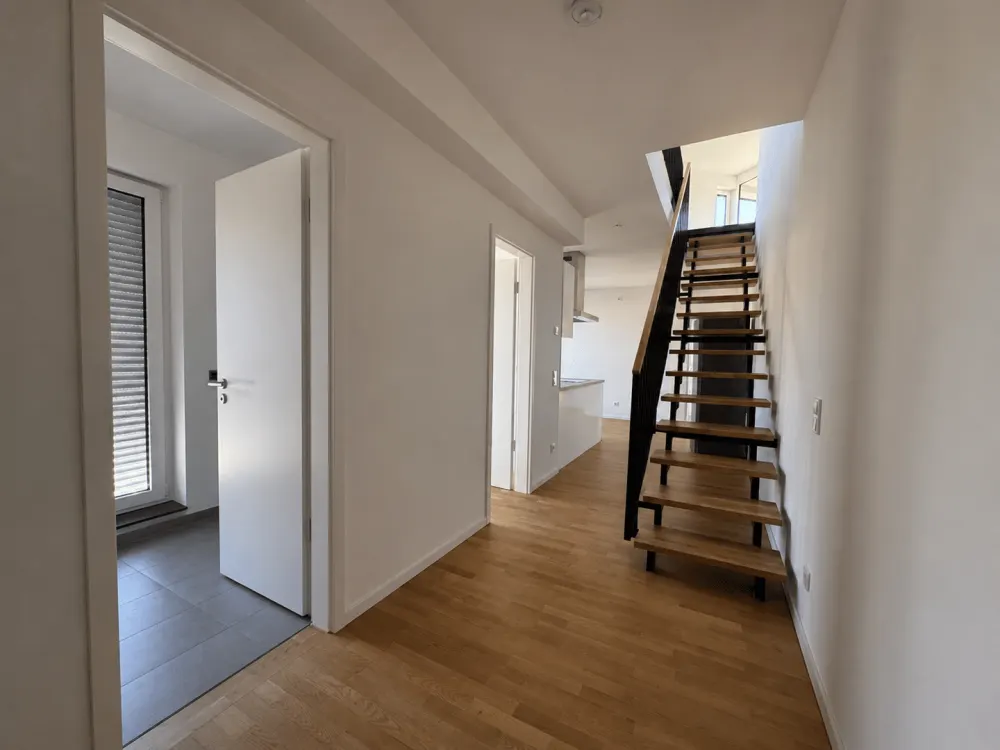 Erstbezug| Exclusive Maisonette Penthouse mit Galerie & Loggia | separate Gäste-WC | nahe Müggelsee