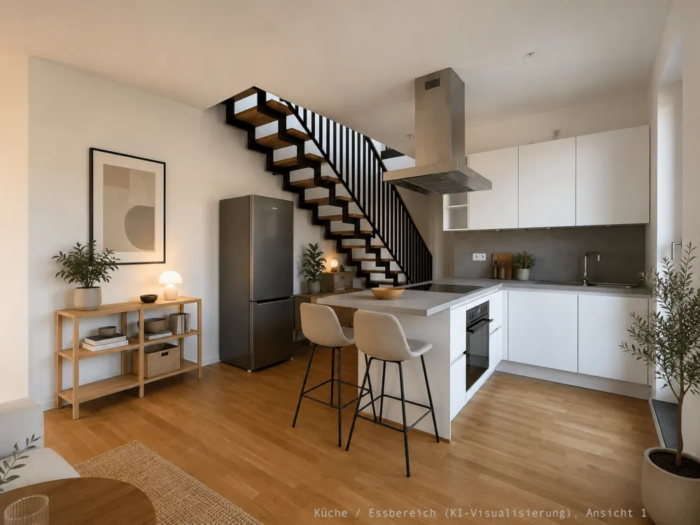 Erstbezug| Exclusive Maisonette Penthouse mit Galerie & Loggia | separate Gäste-WC | nahe Müggelsee