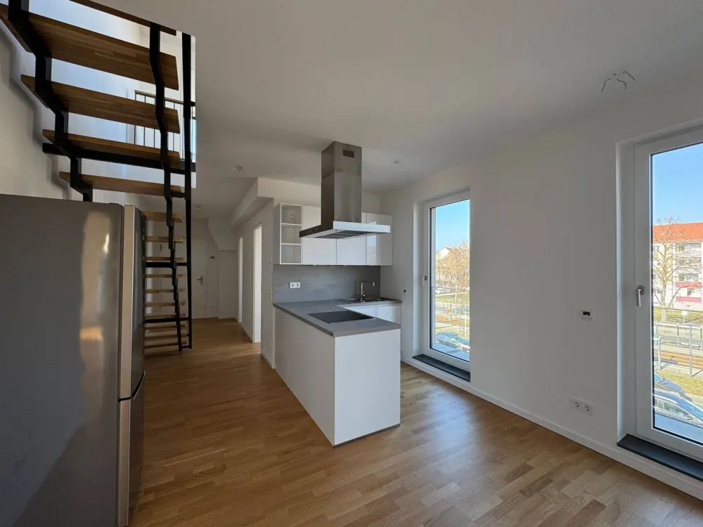 Erstbezug| Exclusive Maisonette Penthouse mit Galerie & Loggia | separate Gäste-WC | nahe Müggelsee