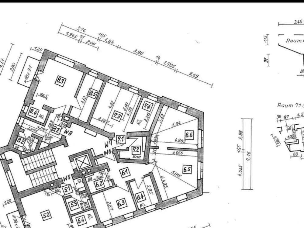 Schöne 2-Zimmer-Wohnung mit Balkon vollmöbliert an der Elbe