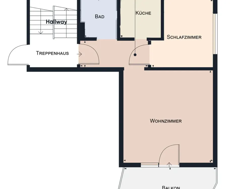 Helle Wohnung mit zwei Zimmern in Bad Homburg