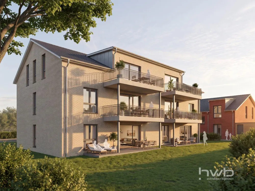 Moderne 3-Zimmer-Erdgeschosswohnung mit Terrasse
