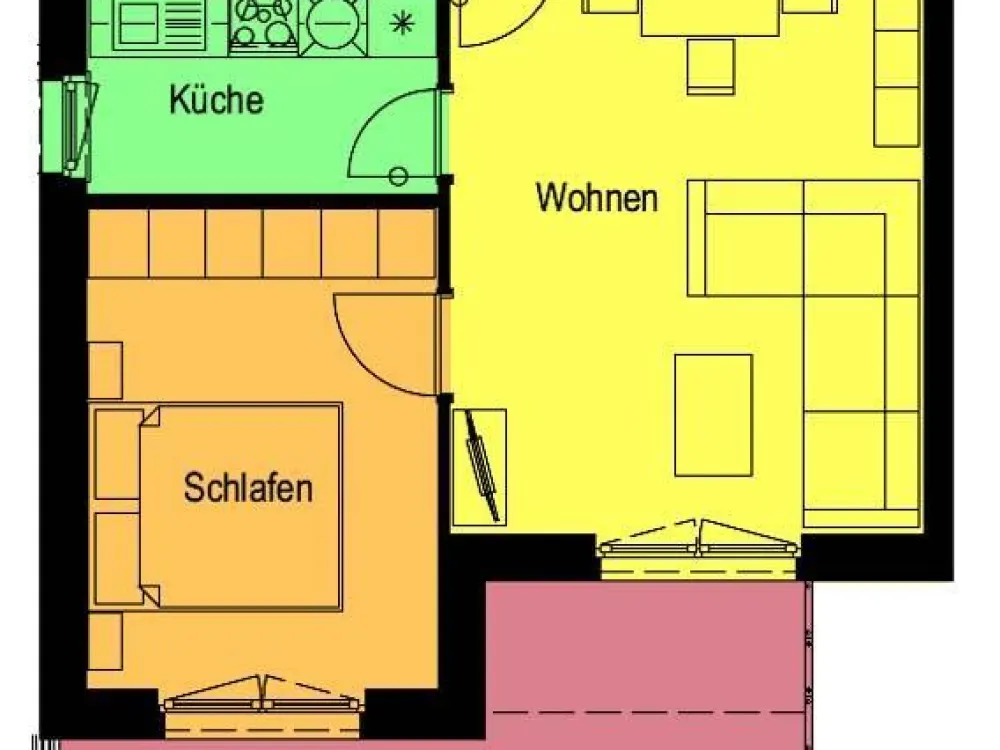 Himmlische Wohnung! Großer Balkon! Fußbodenheizung!